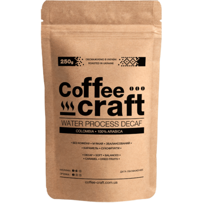 Кофе в зернах Колумбия без кофеина (Colombia Decaf)